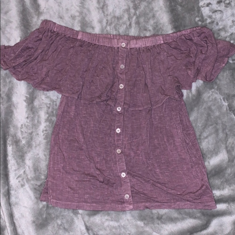 American eagle off the shoulder top
